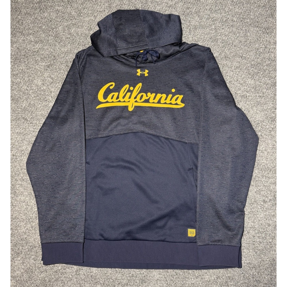 California Golden Bears Hoodie Sweatshirt Under Armour ColdGear‎ Mens Size XXL